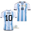 Officiële Voetbalshirt Argentinië 3 Star Messi 10 Thuis WK 2022 - Heren